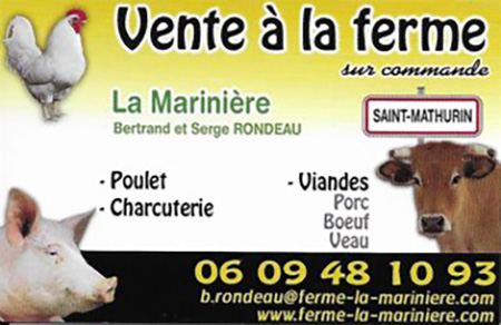 Vente sur commande de viandes, poulet et charcuterie